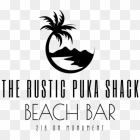Logo Beach Bar Final Black - Silhouette, HD Png Download - drink specials png