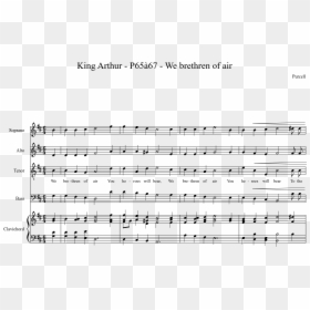 Sheet Music, HD Png Download - king arthur png