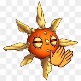 Solrock Shiny , Transparent Cartoons - Shiny Solrock Png, Png Download - haxorus png