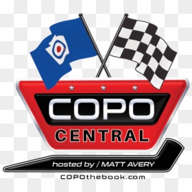Copo Central Celebrates Chevy"s Ultimate Musclecars - Black And White Square Flag, HD Png Download - chevy logo.png
