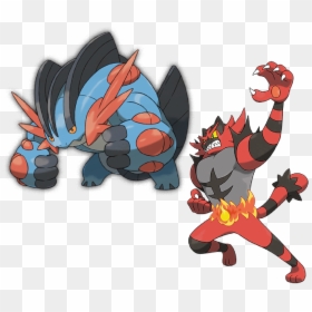 Pokemon Nicknames For Incineroar, HD Png Download - mega swampert png