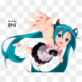 Unfragment Hatsune Miku Render By Racoonmx-d77w114 - Miku Hatsune Unfragment, HD Png Download - shiro no game no life png