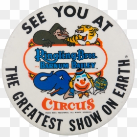 See You At The Greatest Show On Earth Event Button - Uerj, HD Png Download - registered mark png