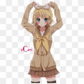 Rin Kagamine School Uniform, HD Png Download - rin kagamine png