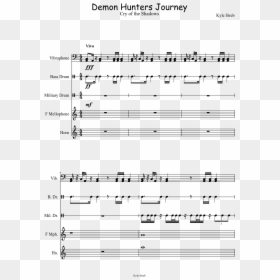 Without You 4 Tonight Lucky Chops Sheet Music, HD Png Download - demon hunter png