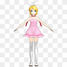 Rin Dress By Uri - Illustration, HD Png Download - rin kagamine png