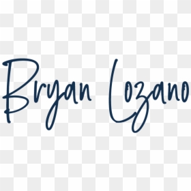 Bryan Lozano - Calligraphy, HD Png Download - godaddy png