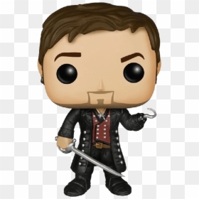Vinyl Once Upon A Time - Captain Hook Once Upon A Time Funko, HD Png Download - once upon a time logo png
