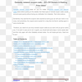 Screenshot, HD Png Download - godaddy png