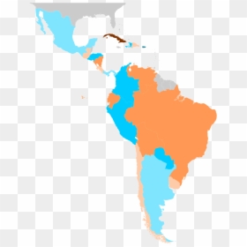 Latin America Colonization Map, HD Png Download - latinoamerica png