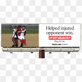 See The Sportsmanship Billboard Of A Team That Helped - Times Square, HD Png Download - times square png