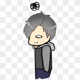 Cute Confused Chibi Alex 🤔 drawn By Me, HD Png Download - confusion png