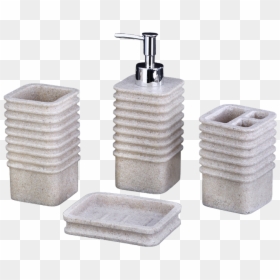 Sandstone Ultimate Bathroom Accessories Set Of 4 By - Tap, HD Png Download - sandstone png