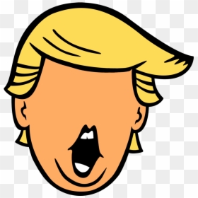 Trump Clipart Black And White, HD Png Download - donald trump png