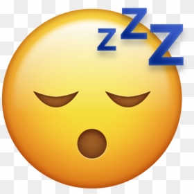 Sleeping Iphone Emoji, HD Png Download - emojis png