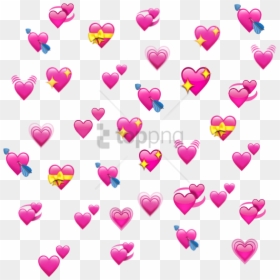 Transparent Tumblr Emojis Png - Heart Emoji Meme Png, Png Download - vhv