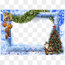 Merry Christmas Photo Frame Png, Transparent Png - merry christmas png