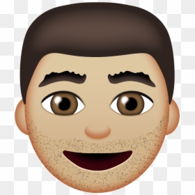Brown Hair Man Emoji, HD Png Download - emojis png