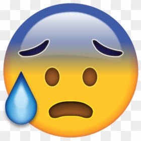 Scared Emoji, HD Png Download - emojis png