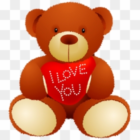 Love Teddy Bear Png, Transparent Png - bear png