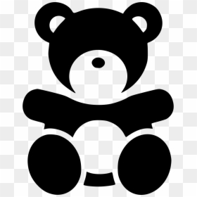 Teddy Bear Png Black, Transparent Png - bear png