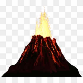 Transparent Background Volcano Eruption Clipart, HD Png Download - png background