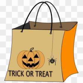 Trick Or Treat Bag Clipart, HD Png Download - halloween png