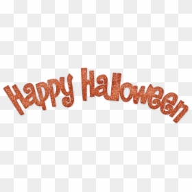Happy Halloween Text Transparent, HD Png Download - halloween png