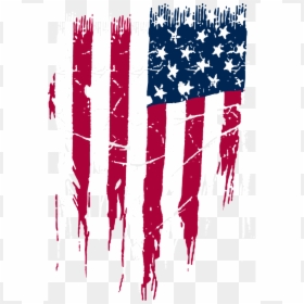 Distressed American Flag Png, Transparent Png - usa flag png