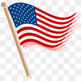 Transparent Background American Flag Clipart, HD Png Download - usa flag png