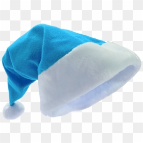 Blue Christmas Hat Png, Transparent Png - christmas hat png