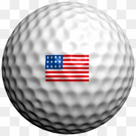 Four Leaf Clover Golf Ball, HD Png Download - usa flag png