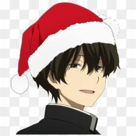 Anime Santa Hat Transparent, HD Png Download - christmas hat png