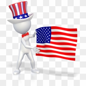 Usa Independence Day Gif, HD Png Download - usa flag png