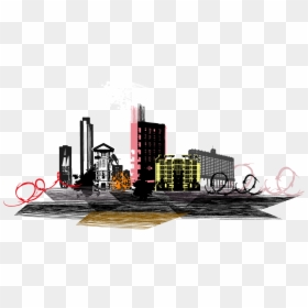Silhouette, HD Png Download - city png