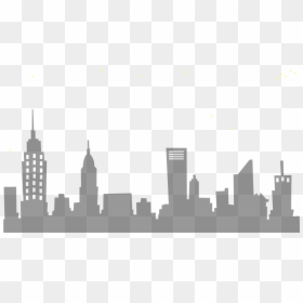 Simple City Skyline Drawing, HD Png Download - city png