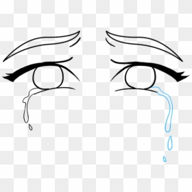 Drawn Tears, HD Png Download - tear png