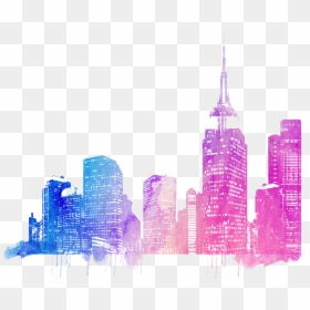 Drawings Of City Skylines, HD Png Download - city png
