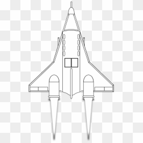 Spaceship With Black Background, HD Png Download - spaceship png