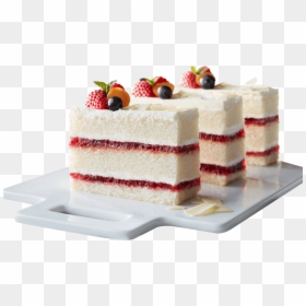 Strawberry Piece Of Cake Png, Transparent Png - cake png