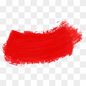 Transparent Red Brush Stroke Png, Png Download - paint png
