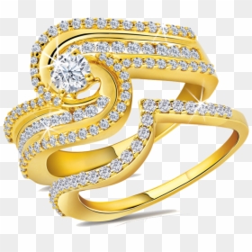 Gold Ring Design Png, Transparent Png - gold png