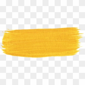Yellow Brush Stroke Png, Transparent Png - paint png