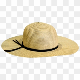 Wearing Summer Hat - Girl With Hat Png, Transparent Png - vhv