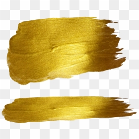 Gold Brush Stroke Png, Transparent Png - brush stroke png