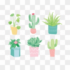 Pastel Cactus Drawing, HD Png Download - cactus png