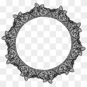 Circle Lace Transparent Background, HD Png Download - lace png