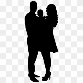 Silhouette, HD Png Download - family png
