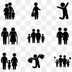 Dad And Baby Vector, HD Png Download - family png