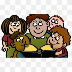 Children Reading The Bible, HD Png Download - family png